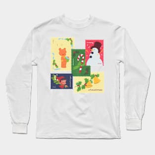 Christmas stamps Long Sleeve T-Shirt